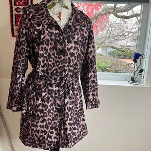 C&a canda Leopard Patterned trench coat Germany brand
